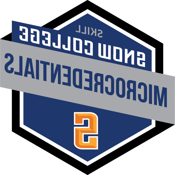 Snow College hexagonal microcredential logo